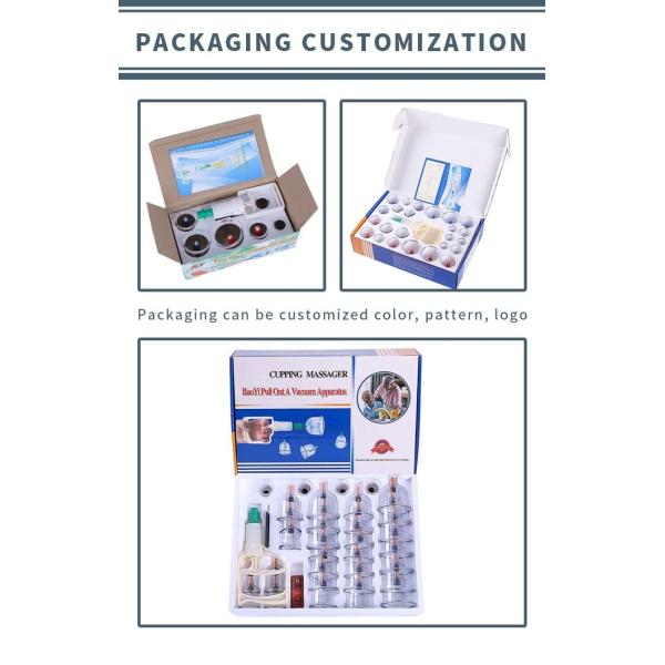 12PCS Plastic Hijama Cupping Set For Body Massage