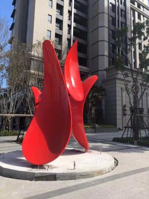 ODM Decorative Stainless Steel Abstract Sculpture Painted Metal Sculpture