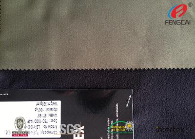 Tela impermeável de Softshell de três camadas, tela 75D/144F do velo do revestimento