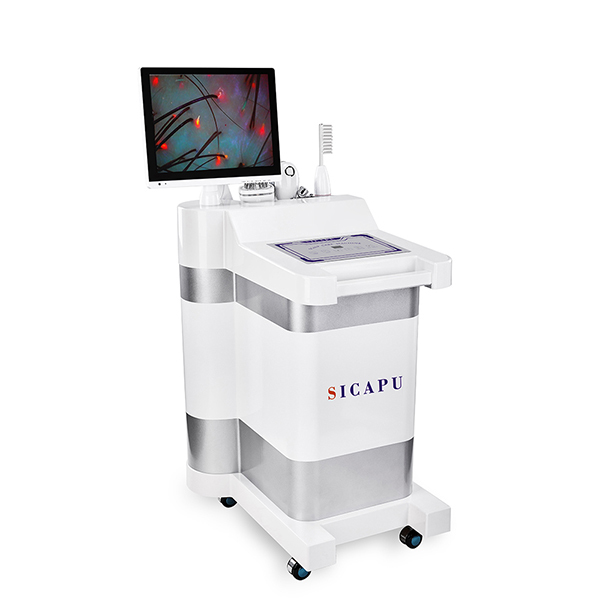 Máquina Eléctrica de Terapia Capilar para Salón con Función de Prueba Capilar