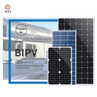Demi panneaux solaires Perc Solar Panels mono Bifacial monocristallin de la coupe BIPV