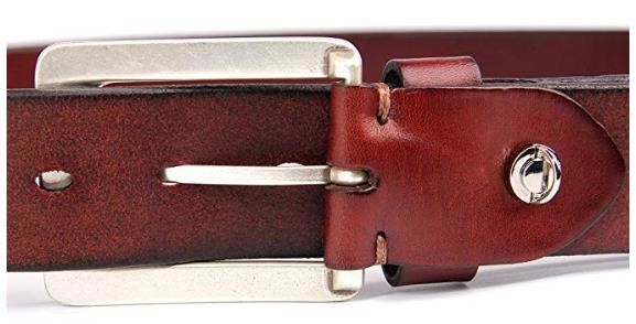 Пояс кожи Брауна мягких и удобных людей/случайные мужские поясы