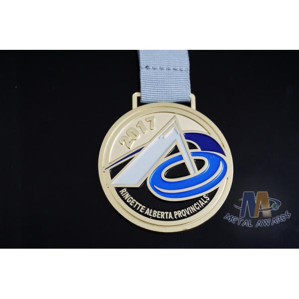 Commercial Die Cast Sports Award Medals , Custom Made Medallions Smooth Back