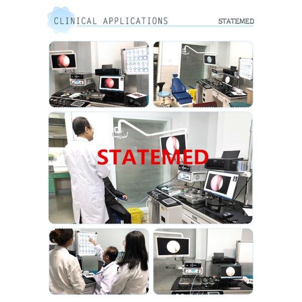 Toughended Organic Glass Ent Workstation / Ent Medical Devices With 19 Inch Monitor