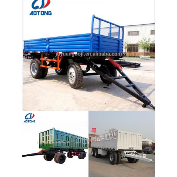 Система торможения двойной воздушной камеры полный прицеп для сельскохозяйственного трактора 20-40 тонн плоский прицеп