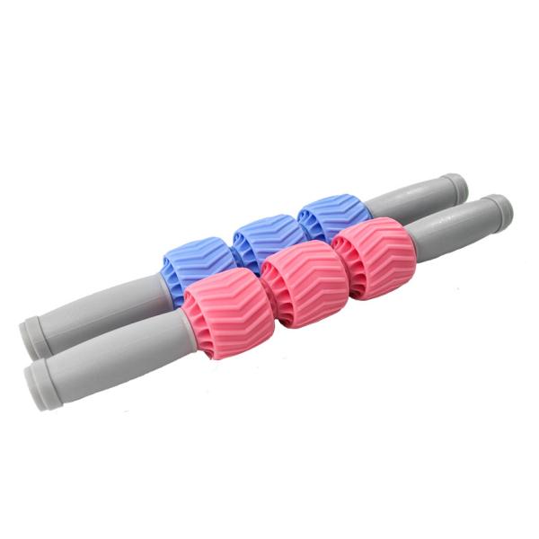 Тренировка реакции мышцы ZHIHUI ручки шарика ролика массажа фитнеса пинка 31*4.5cm