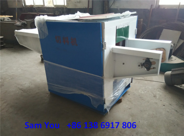 XJL320 yarn waste hard waste rotary blade cutting machine for recycling