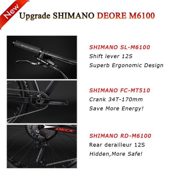 27.5*15 SHIMANO DEORE Groupset Mtb With T800 Carbon Fiber Frame