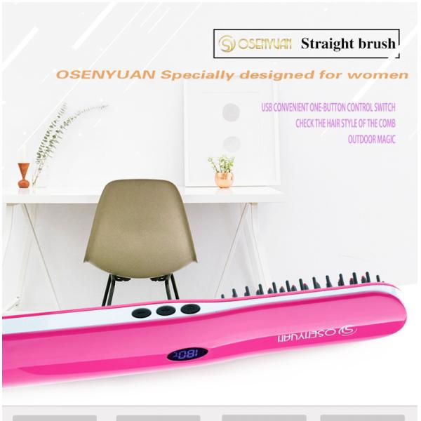 Wireless Charging Mini Home Hair Straightener , Usb Hair Straightener