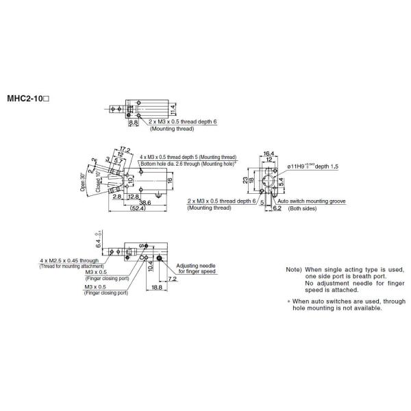 Цилиндры воздуха автоматического Сус переключателя пневматические, полупроводниковый цилиндр Смк пневматический