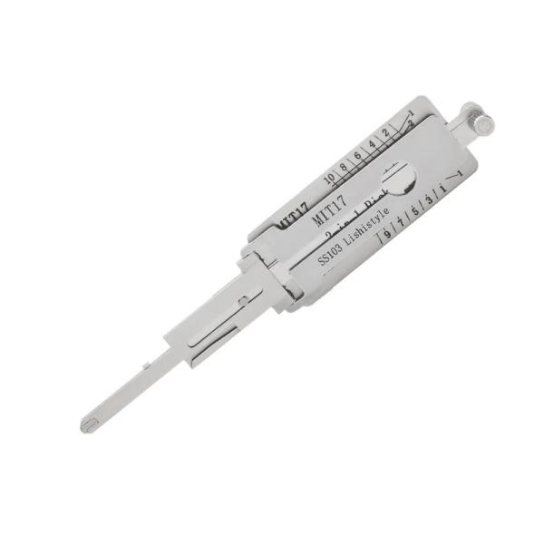 Car Lishi Tool MIT17-10cuts SS103 2 in 1 Lishi Locksmith Tools For Mitsubishi Door Lock Opener