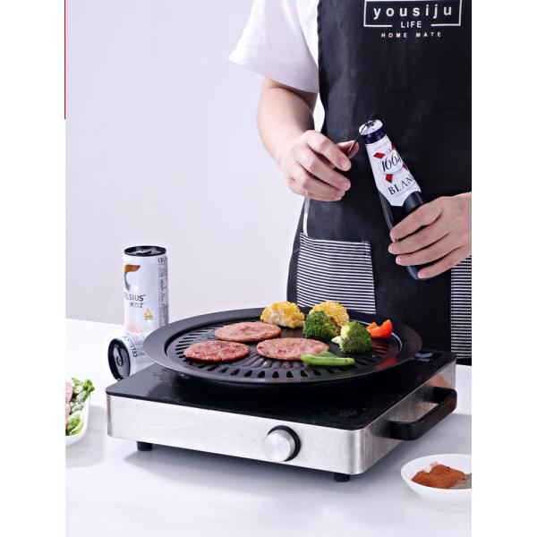 Cast Iron Non Stick Stovetop Grill Pan For Home Garden Barbecue