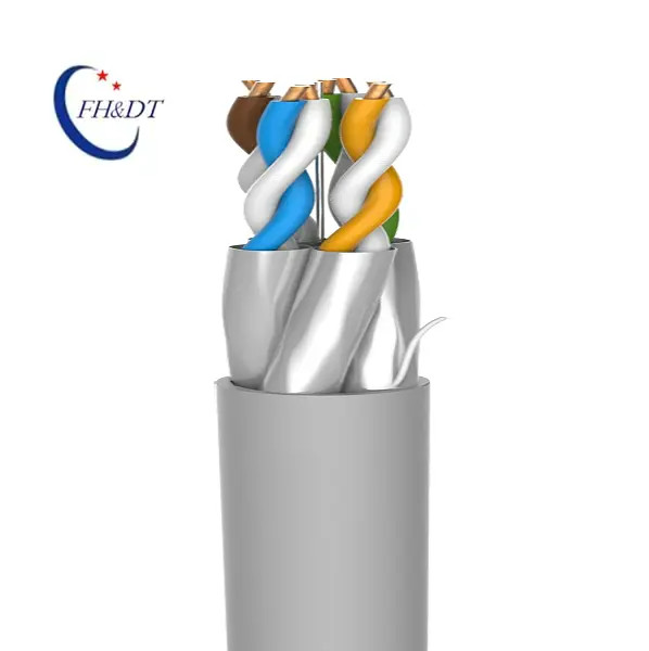 OEM расширения Cat6A U-UTP кабеля ethernet 23awgx4p Cat6A высокий