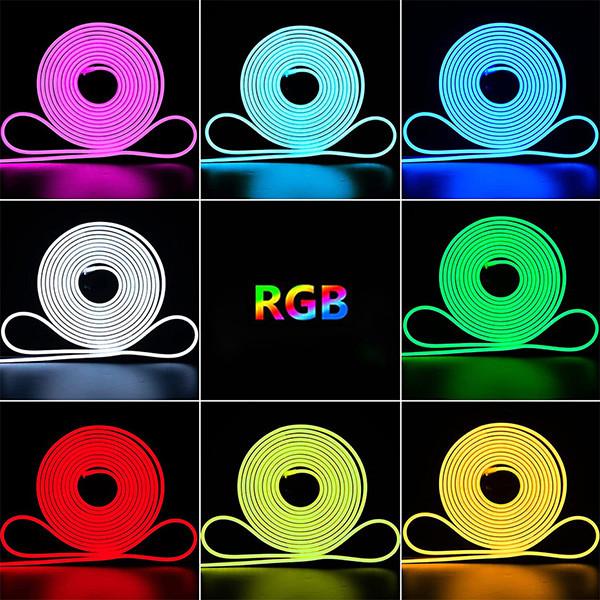 SMD5050 12V RGB LED Neon Flex IP65 Waterproof Indoor / Outdoor Decoration