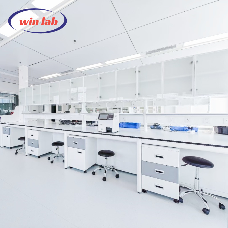 Cleanroom Laboratory Workbench Modular Stainless Steel Lab Bench Customized For Science Teaching Labs