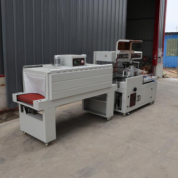Automatic Sealing And Cutting Machine PLC Control Heat Shrink Tunnel Machine ISO9001