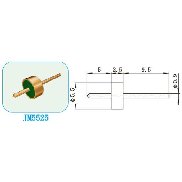 Los alimentadores a través herméticos del RF de cristal Metal los conectores del sello perforaron el Pin