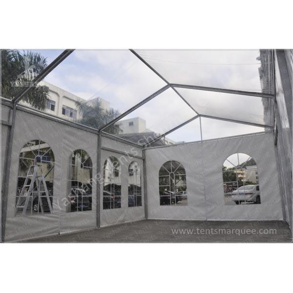 Clear Roof Cover Fabric Building Structures Portable Big Tents For Rent