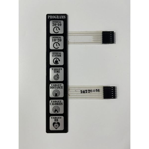 Custom Medical Grade PET Film Membrane Switch Keypads with Waterproof Dustproof Design and 500,000 Press Lifespan