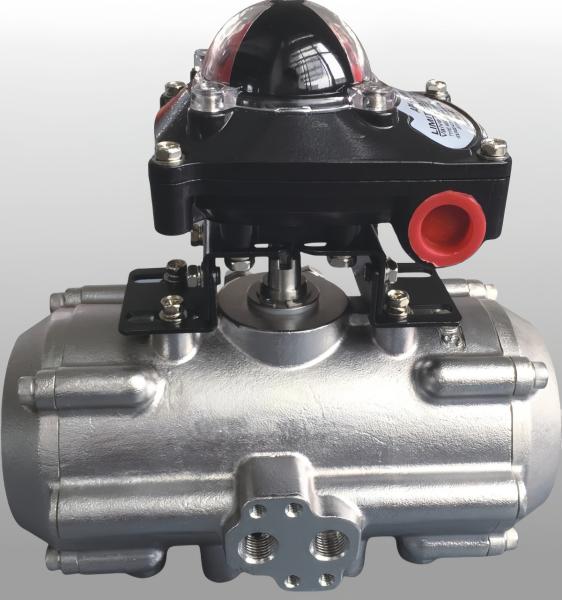 90 Degrees Stainless Steel Pneumatic Actuator SS304 Or SS316 Air Valve Actuator
