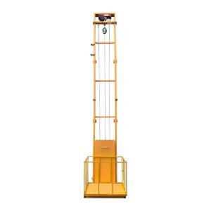 0.5 - 1 Ton 6m Cargo Lift Warehouse Used Hydraulic Vertical Cargo Elevator