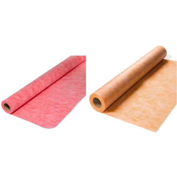 Waterproof Bathroom Floor Membrane 0.3mm-1.5mm Thickness Made with PP PE Composite