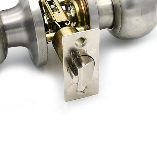 Stainless Steel Cylindrical Knob Lock Lockset Deadbolt Door Lock For Truck Door 0.22 Kgs