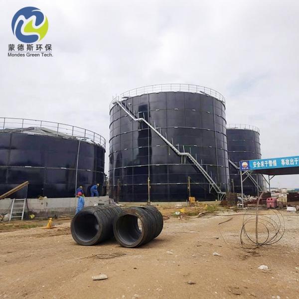 Glass Fused To Steel Tank , Dringking Water Bolted Tank For Municipal Water Storage