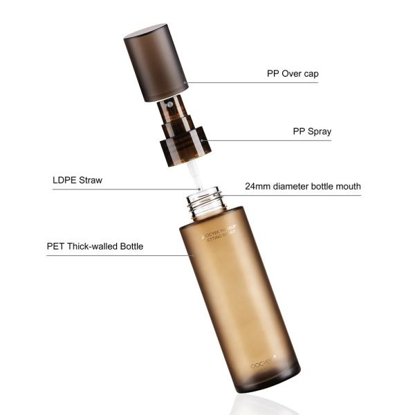 Макияж устанавливая пластиковые брызги разливает стену по бутылкам 4 OZ тяжелую заморозил косметические бутылки