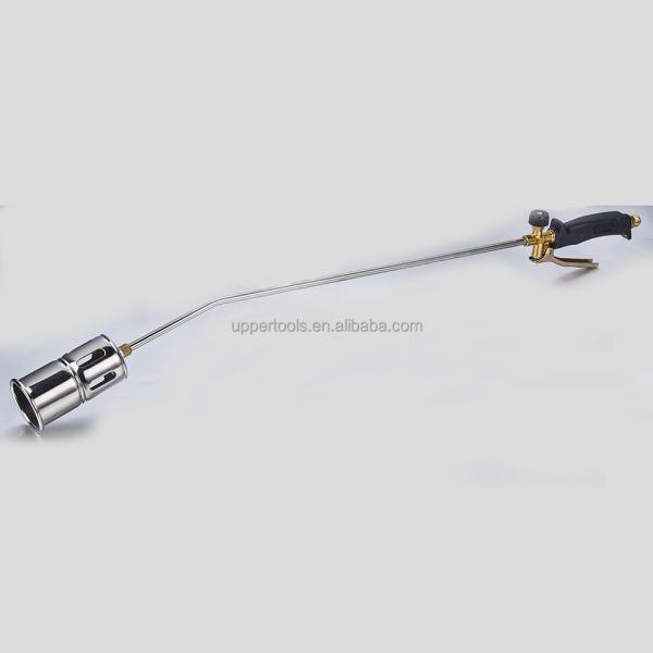 Durable UPS307 60 Turbo Nozzle Weed Burner Hand Holder Gas Heating Torch for Customized Support