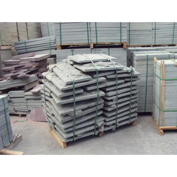 Rural Roads Polished Granite Floor Tiles , Sawn Flamed Turquoise Granite Countertops