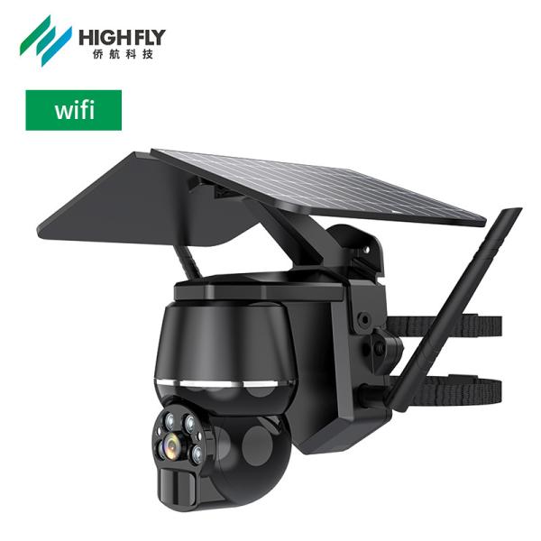PTZ Wireless Outdoor Solar Panel Battery Security Camera Wifi Night Vision Waterproof