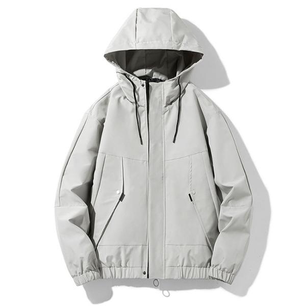 Windbreaker куртки XS-4XL застежка-молнии людей 100% полиэстер полный облегченный идущий