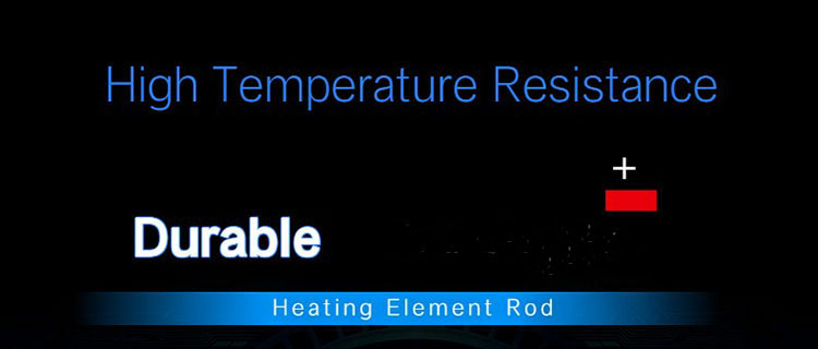 1400°C Max Temperature U W Rod Shape Silicon Carbide Heating Element Corrosion Resistant SiC Rod Heater for Furnace or Kiln