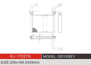 Heater Honda Aluminum Radiator  Air Condition  Auto Spare Part