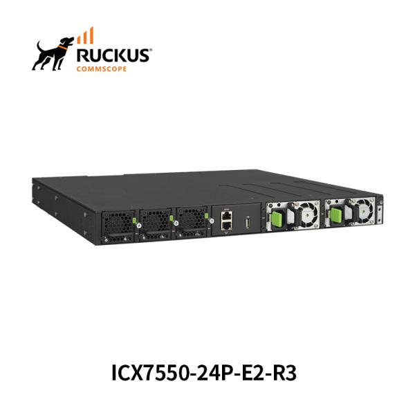 Network Management Switch Ruckus ICX7550-24P-E2 High-Performance Enterprise Switch