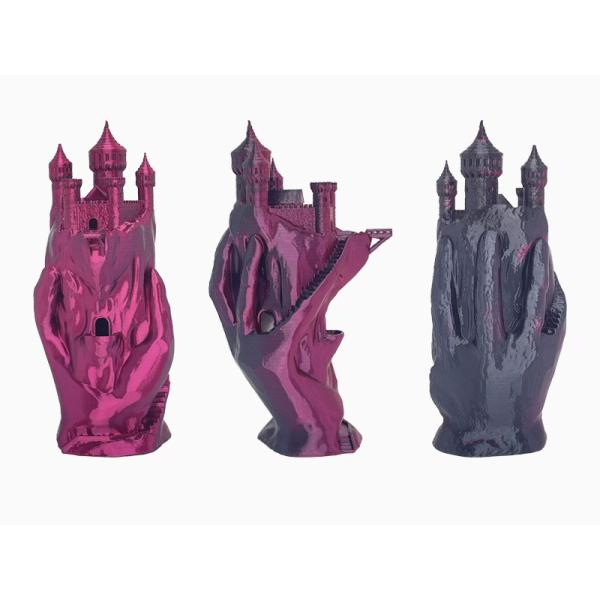 color dual de seda del filamento 1.75m m del PLA de Filament de la impresora 3d