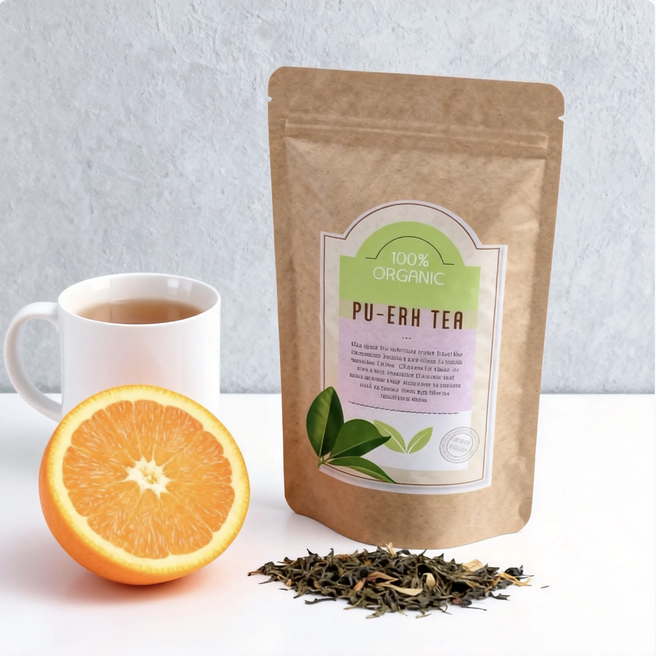 Eco Tea Packaging Pouch Flexible Design Compostable Tea Packaging