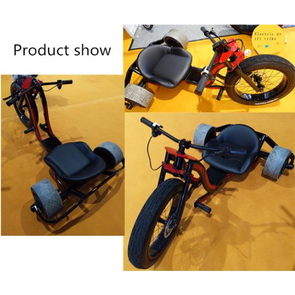 35km/h 1000w Rear Double Motor Electric Drift Trike with 48v 15.4ah LG Lithium Battery