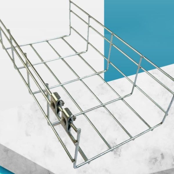 Galvanized Aluminum Wire Mesh Cable Tray 100mm Cable Basket