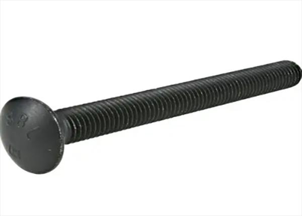 M12 Aluminum 6061 6063  7075-T6 METAL BOLT Carriage Bolt Hard Anodized Black
