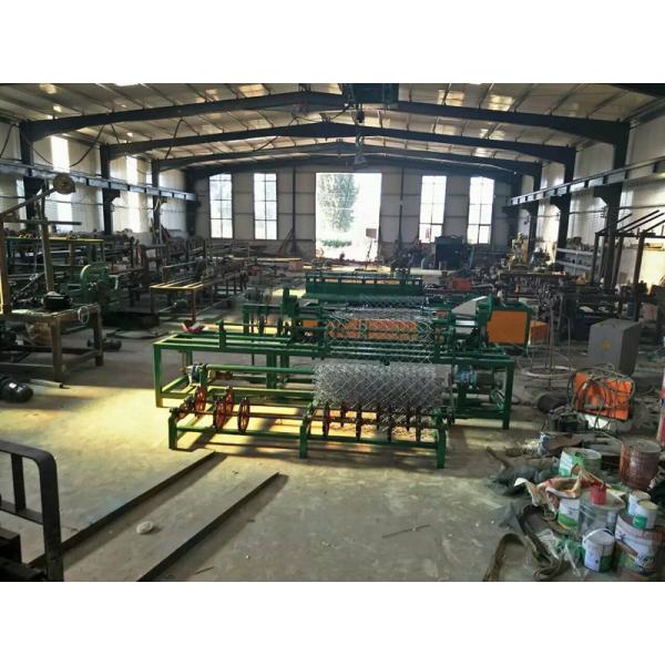 3 Width singel wire feeding   Full Automatic PLC  Chain Link Fence Machine