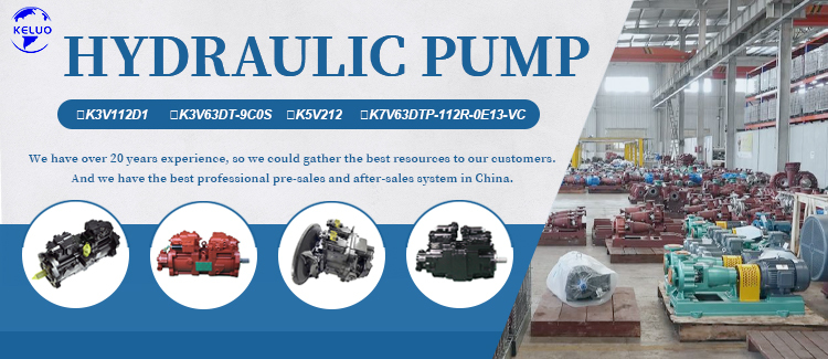 Axial Piston Main Pump Kawasaki K5V160 K5V160DTH-OE Tandem Type Double Pump