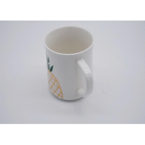 Fashion Custom Stoneware Mugs , Stoneware Coffee Mugs With Pineapple Decal