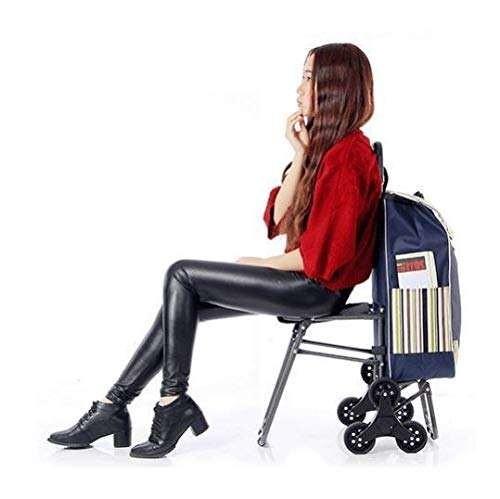 High Quality Wholesale 6 Wheel Foldable Aluminium Alloy Collapsible Carts Shopping Trolley With Seat