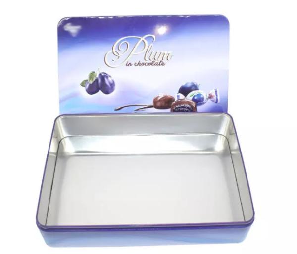 Round Sublimation Tinplate Cookie Tin Cans Food Packaging