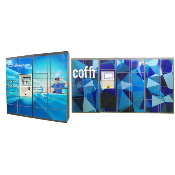 Contactless Intelligent School Electronic Parcel Lockers Outdoor Waterproof For Safe Storage