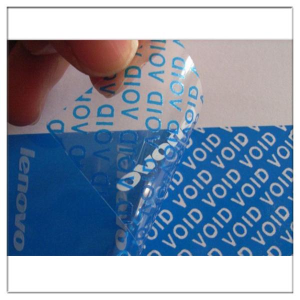 Anti-Tamper PET Security Warranty VOID Stickers,Custom Made VOIDTamper  Evident Hologram Sticker
