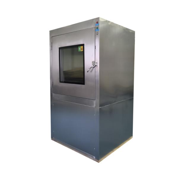 Low-Noise Air Shower Pass Box | E-Interlock & 201 Stainless | 960x890x1690mm Compact