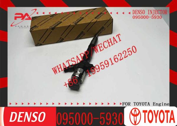 095000-5930 Motor diesel inyección 09500059319X 23670-30240 inyector de combustible eléctrico 095000-5931 para Toyota